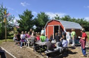 1 At the Southern Boone Learning Garden, students participate in hands-on lessons that connect food, health and the environment.