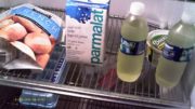 A representation of unemployment photograph of the interior of Cherry Blossom's home refrigerator. Taken by: Cherry Blossom, pseudonym, 2012