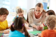 Teacher Helps Students