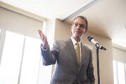 Marshall Stewart, vice chancellor for extension and engagement at MU, announced that MU Extension has comitted more than $10,000 to Mizzou Alternative Breaks to provide scholarships for 90 students. 