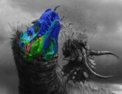 Tyrannosaurus rex head muscle activation